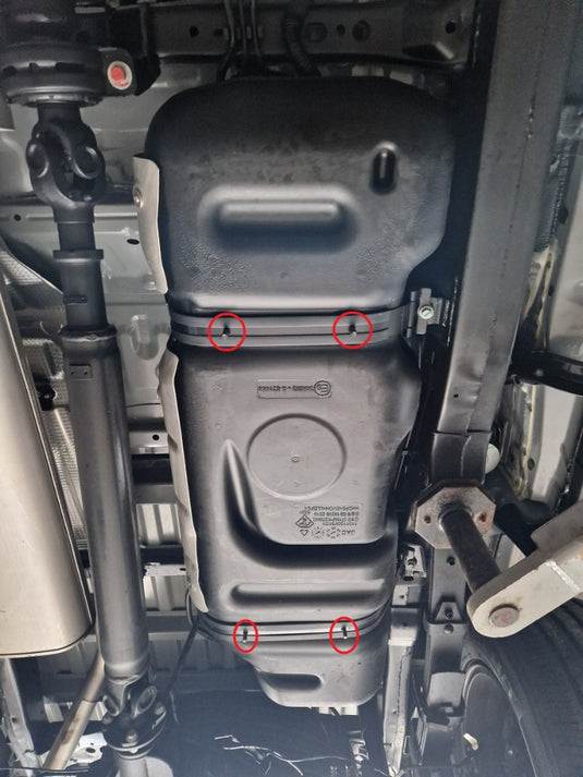 Fuel tank - metallic shield Evo Cross 4 (2mm)