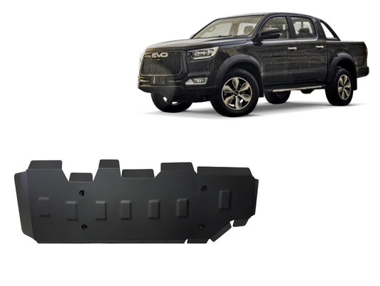 Fuel tank - metallic shield Evo Cross 4 (2mm)