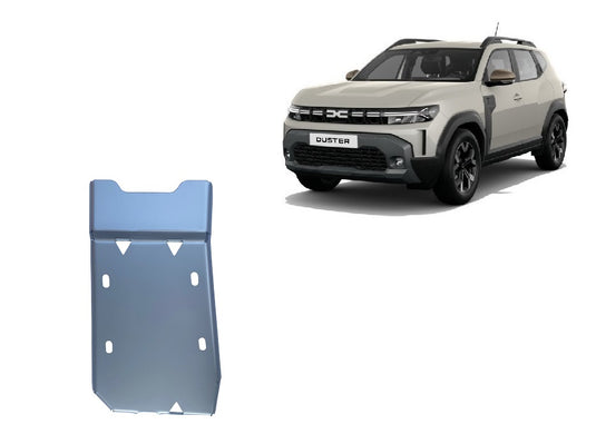 Heckdifferential - Metallic Shield Aluminium Dacia Duster 4x4 (4 mm)