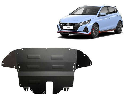 Engine - metallic shield Hyundai i20 Hybrid (2mm)