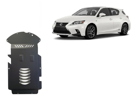 Catalytic converter anti-theft shield for Lexus CT200H (2mm)