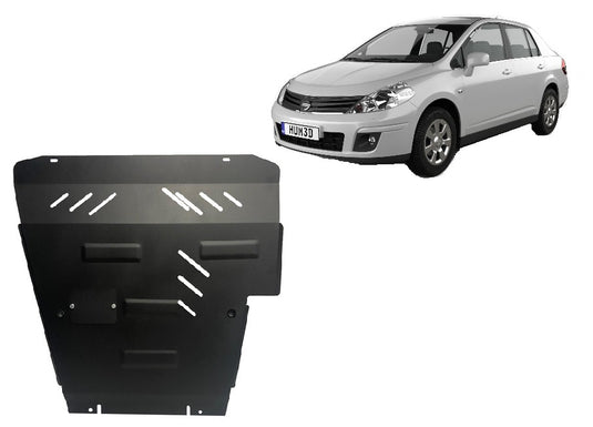 Engine - metallic shield Nissan Tiida (2mm)