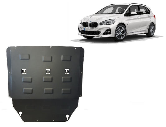 Engine - metallic shield  BMW seria 2 F45 (2mm)