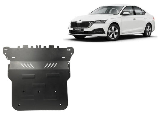 Engine - metallic shield Skoda Octavia 4 (2mm)