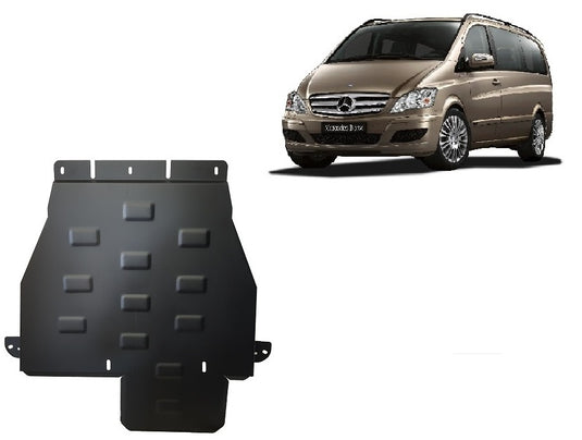 Scut metalic cutie de viteză și reductor Mercedes Viano W639, varianta 4x4 automată (2.5mm)