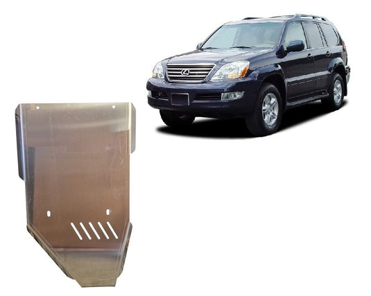 Gearbox - metallic shield aluminum Lexus GX (6mm)