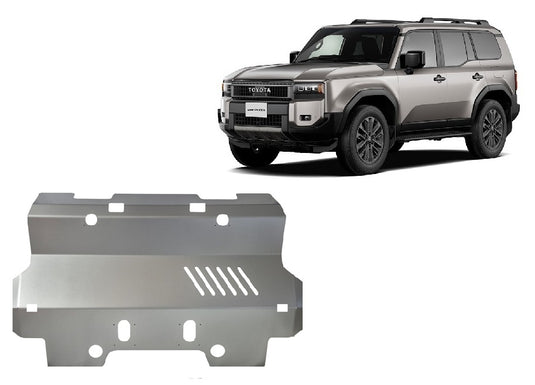Radiateur Scut en aluminium Toyota Land Cruiser 250 (4 mm)