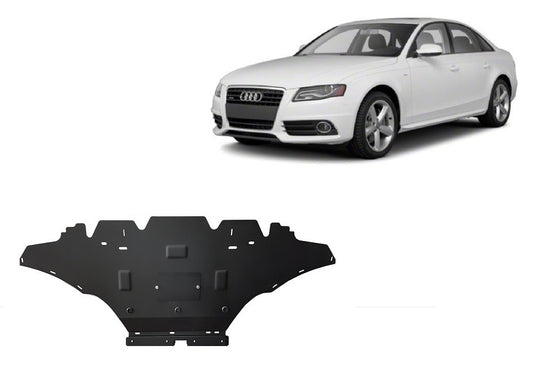 Engine - metallic shield Audi A4 B8 - benzină (2mm)