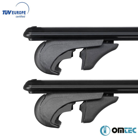 Bold Bar V1 trunk crossbar set, black color, dedicated to Citroen C5 Aircross (2018-2022)