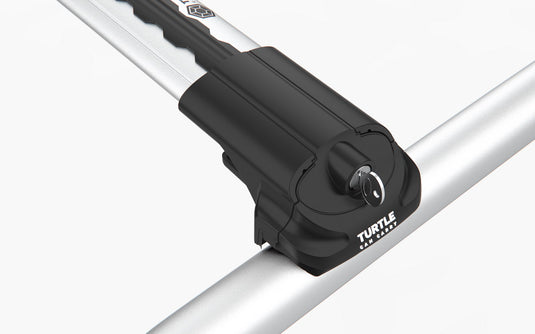 Dachregalkreuzstangen Turtle Air-V1, Silberfarbe, für Ssangyong Rexton (Y200) SUV 01-05 gewidmet