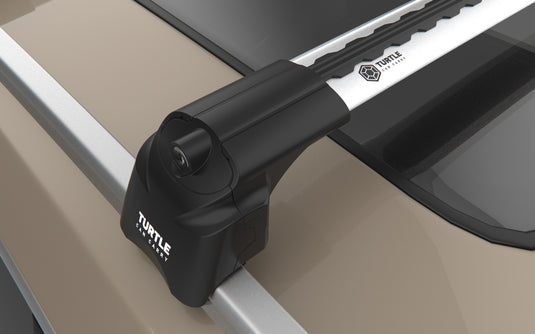 Set bare transversale portbagaj Turtle Air-v2, culoare argintie, dedicate pentru BMW X3 (G01) SUV 2018 -