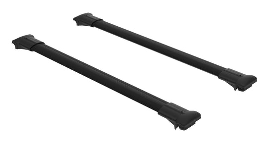 Dachregal Cross Bars Turtle Air-V9, schwarze Farbe, für Mitsubishi Outlander Sport (MK3) SUV 10- gewidmet