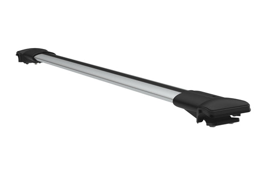 Roof rack cross bars Turtle Air-v9, silver color, dedicated for VOLKSWAGEN TOUAREG (7L) SUV 02-10