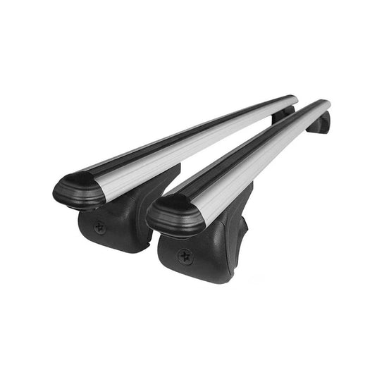 Set of wingbar roof rack cross bars, Black color, designed for Dokker C-Max Tucson