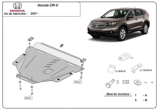 Engine metal shield - Honda CR-V (2010-)