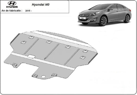 Engine metal shield - Hyundai i40 Sedan (2015-)