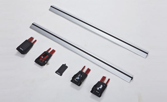 Barres de toit transversales Turtle Air-v5 Shark, couleur argent, dédiées au SUV KIA MOHAVE (HM2) 20-