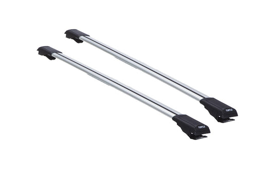Barres de toit transversales Turtle Air-v5 Shark, couleur argent, dédiées au SUV KIA MOHAVE (HM2) 20-