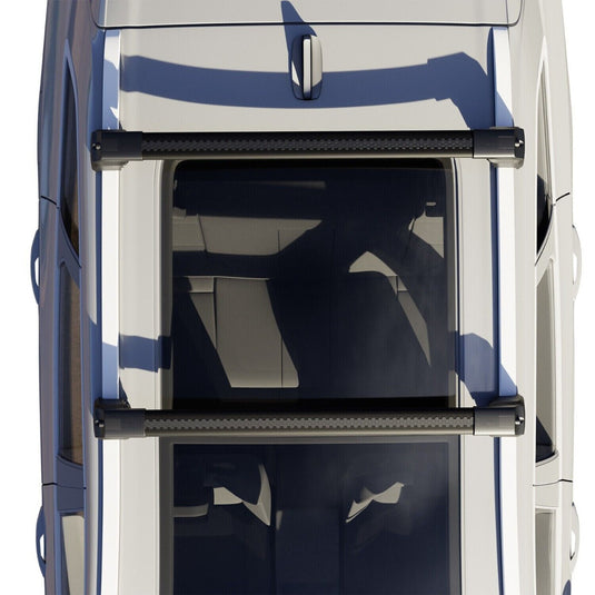 Imposta Transversale nudo Portbagaj de Tip Wingbar, Trx2+-98-102, Culoare Neagră, dedica Pentru BMW X4 M 2019-