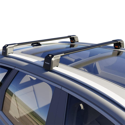 Imposta Transversale nudo Portbagaj de Tip Wingbar, Trx2+-98-102, Culoare Neagră, dedica Pentru BMW X3 F25 2011-2017