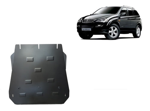 Boîte de vitesses - blindage métallique SsangYong Kyron (2 mm)
