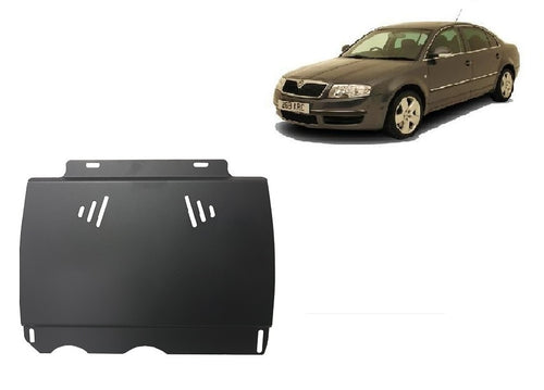Boîte de vitesses - bouclier métallique Skoda Superb (2 mm)