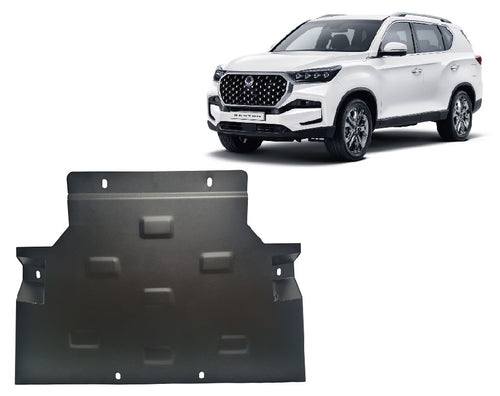 Boîte de vitesses - blindage métallique SsangYong Rexton (2 mm)