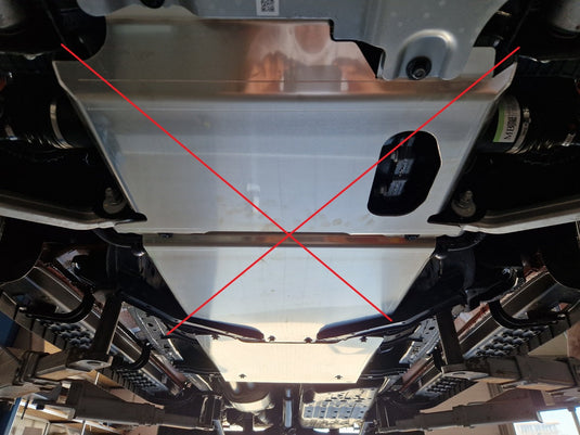 Bouclier métallique pour réducteur aluminium Ford Ranger Raptor (5mm)