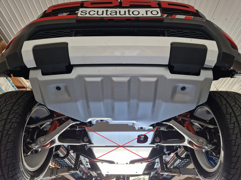Chargez l&#39;image dans la visionneuse de la galerie, Bouclier métallique pour réducteur aluminium Ford Ranger Raptor (5mm)
