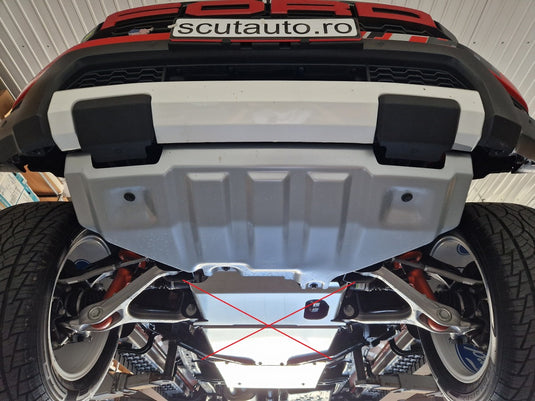 Bouclier métallique pour réducteur aluminium Ford Ranger Raptor (5mm)