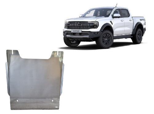 Bouclier métallique pour réducteur aluminium Ford Ranger Raptor (5mm)