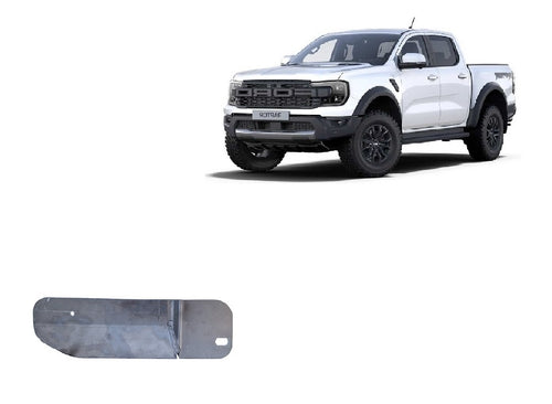 Filtre à carburant - bouclier métallique en aluminium Ford Ranger Raptor (5 mm)