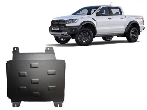 Boîte de vitesses - bouclier métallique Ford Ranger Raptor (2 mm)