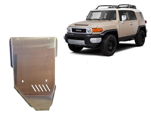 Boîte de vitesses - blindage métallique aluminium Toyota Fj Cruiser (6 mm)
