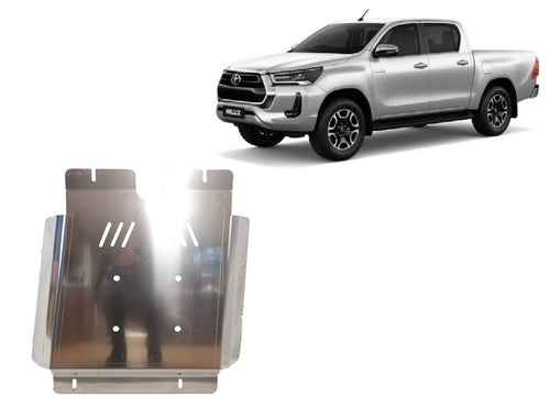 Boîte de vitesses - blindage métallique aluminium Toyota Hilux Invincible (6 mm)