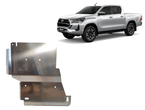 Bouclier métallique pour réducteur aluminium Toyota Hilux Invincible (6mm)