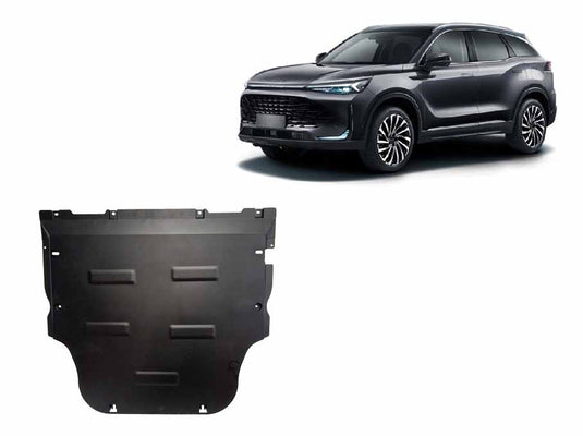 Engine - metallic shield Baic Beijing X75 (2mm)