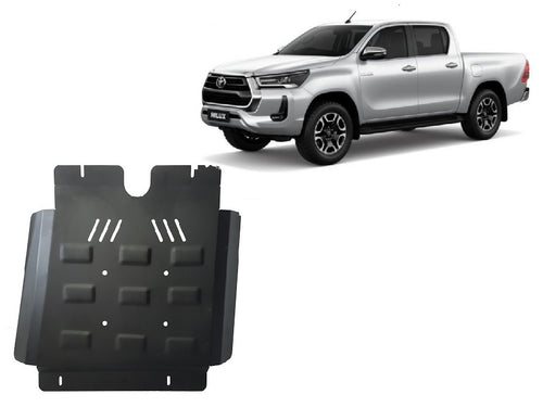Boîte de vitesses - bouclier métallique Toyota Hilux Invincible (3 mm)