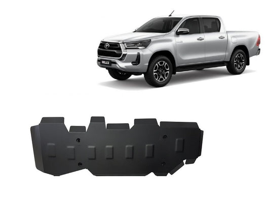 Réservoir de carburant - bouclier métallique Toyota Hilux Invincible (3 mm)