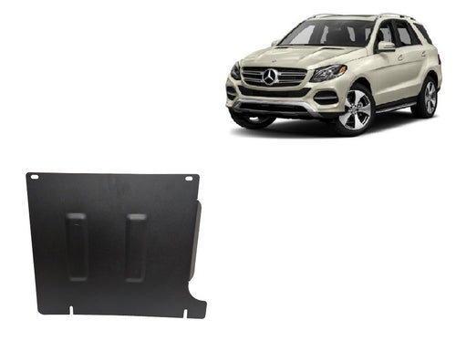 Boîte de vitesses - blindage métallique Mercedes GLE X166 (2 mm)