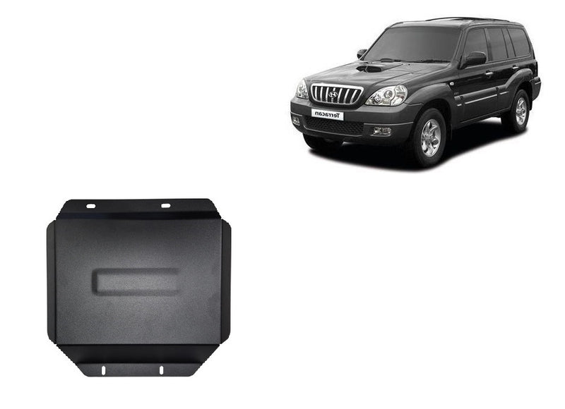 Load image into Gallery viewer, Metallic shield for reducer Hyundai Terracan (2mm)
