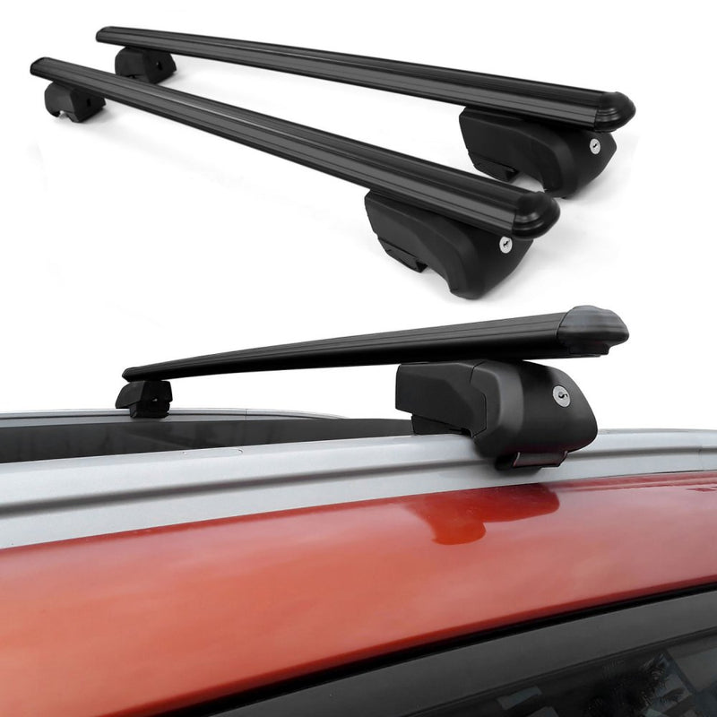 Load image into Gallery viewer, Roof rack cross bars Omtec Bold Bar V2, black color, dedicated for VOLKSWAGEN PASSAT VARIANT (B8) 15-
