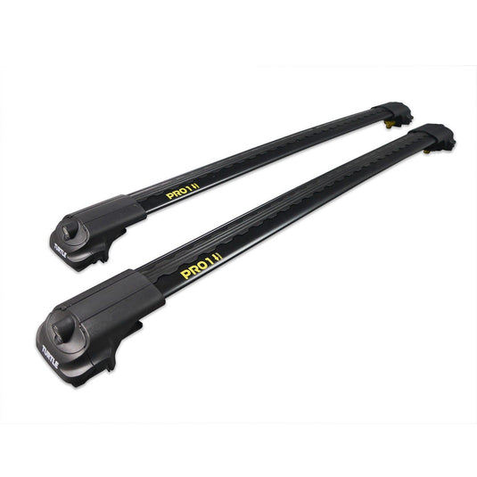 Dachregalkreuzstangen Turtle Air-V1, schwarze Farbe, für Peugeot 2008 SUV 13-19 gewidmet