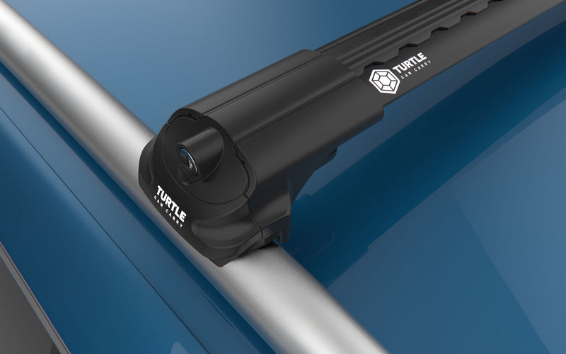 Load image into Gallery viewer, Roof rack cross bars Turtle Air-v1, black color, dedicated for VOLKSWAGEN GOLF VARIANT (Mk7-5G) 12-
