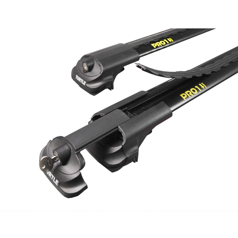 Load image into Gallery viewer, Roof rack cross bars Turtle Air-v1, black color, dedicated for VOLKSWAGEN CADDY VAN 20-
