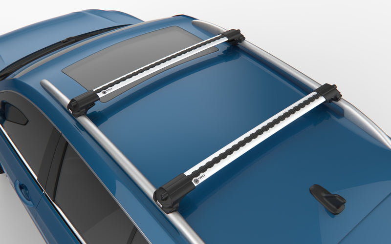 Load image into Gallery viewer, Roof rack cross bars Turtle Air-v1, silver color, dedicated for MERCEDES V-CLASS (W447) MPV 15-
