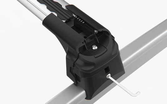 Roof rack cross bars Turtle Air-v2, black color, dedicated for FORD FOCUS ESTATE (C519) 19-
