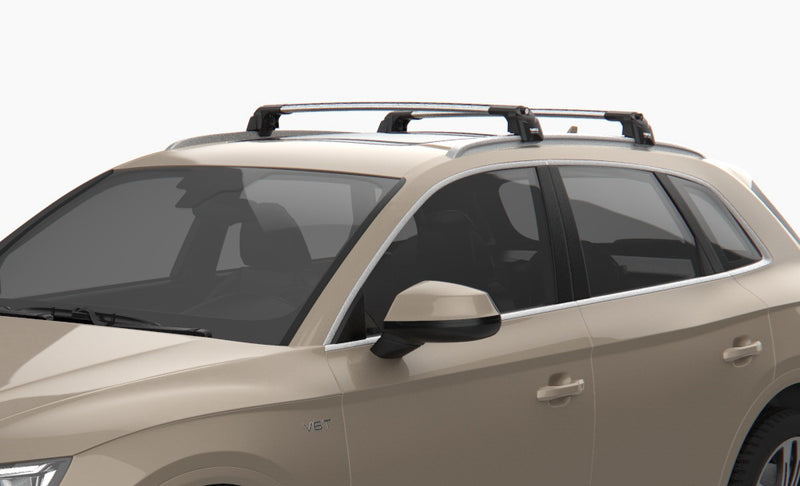 Load image into Gallery viewer, Roof rack cross bars Turtle Air-v2, silver color, dedicated for CADILLAC ESCALADE (GMT K2XL) SUV 15-20
