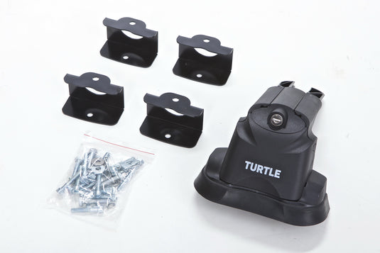 Roof rack cross bars Turtle Air-v3, black color, dedicated for RENAULT TRAFIC (X82) VAN 14-