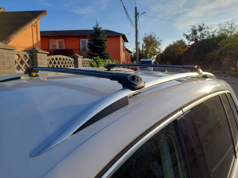 Load image into Gallery viewer, Roof rack cross bars Turtle Air-v1, black color, dedicated for VOLKSWAGEN TIGUAN SUV 07-16
